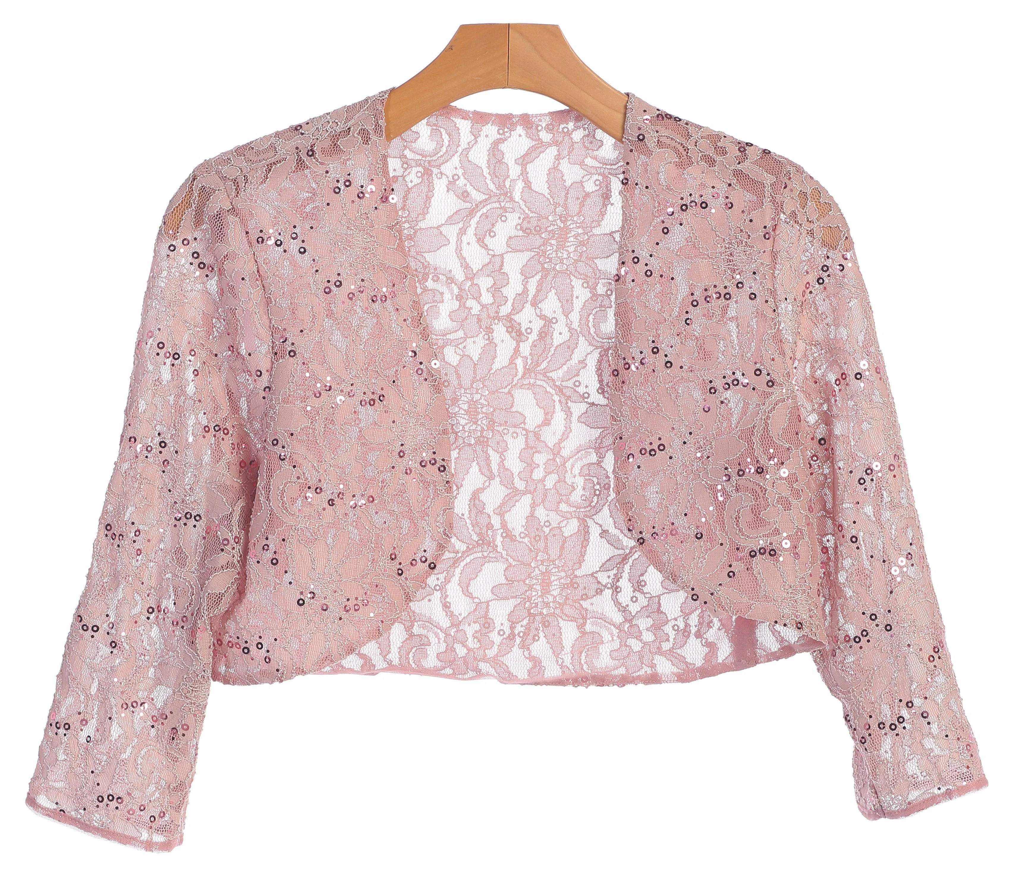 Formal Bolero Long Sleeve Lace Jacket