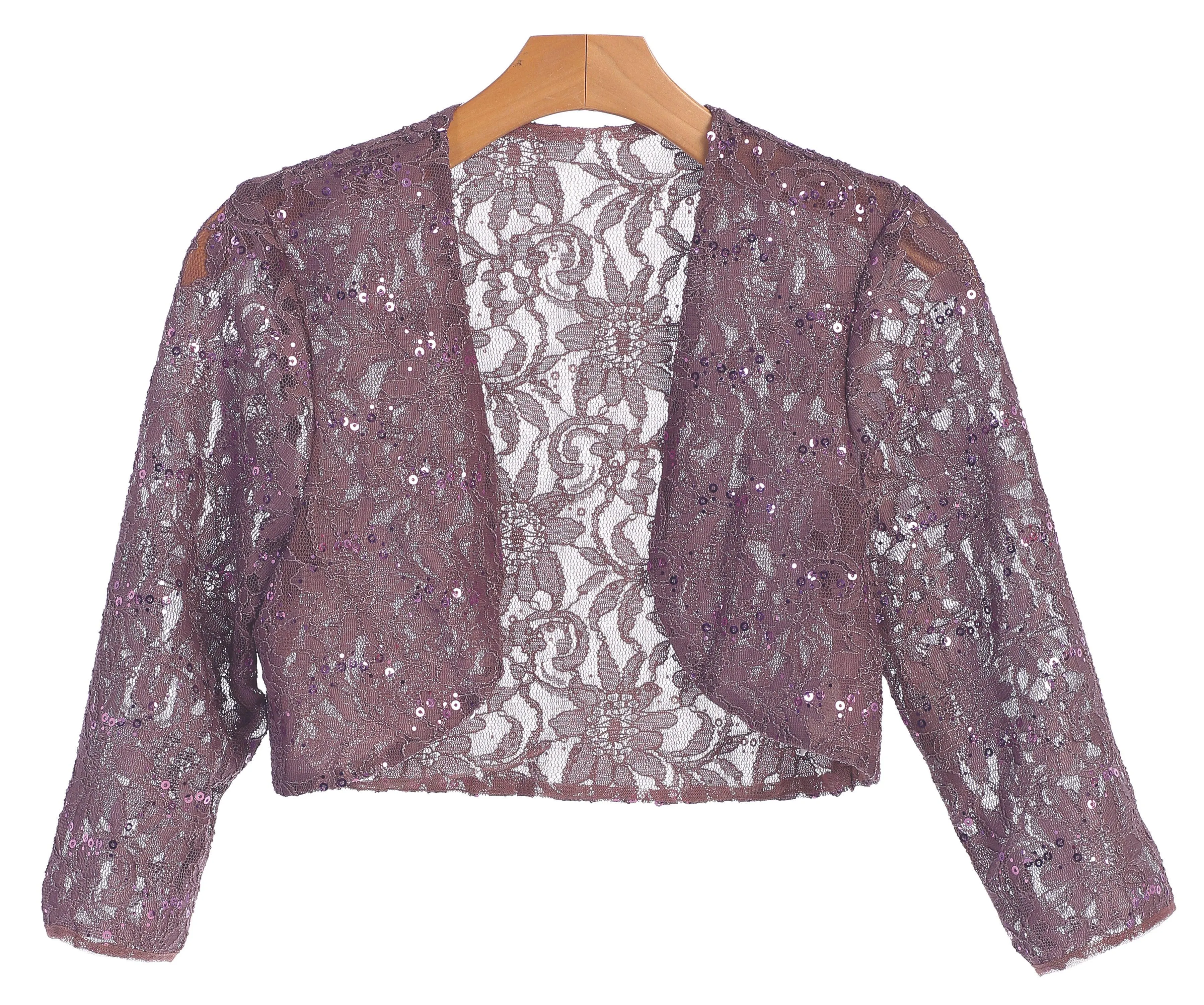 Formal Bolero Long Sleeve Lace Jacket