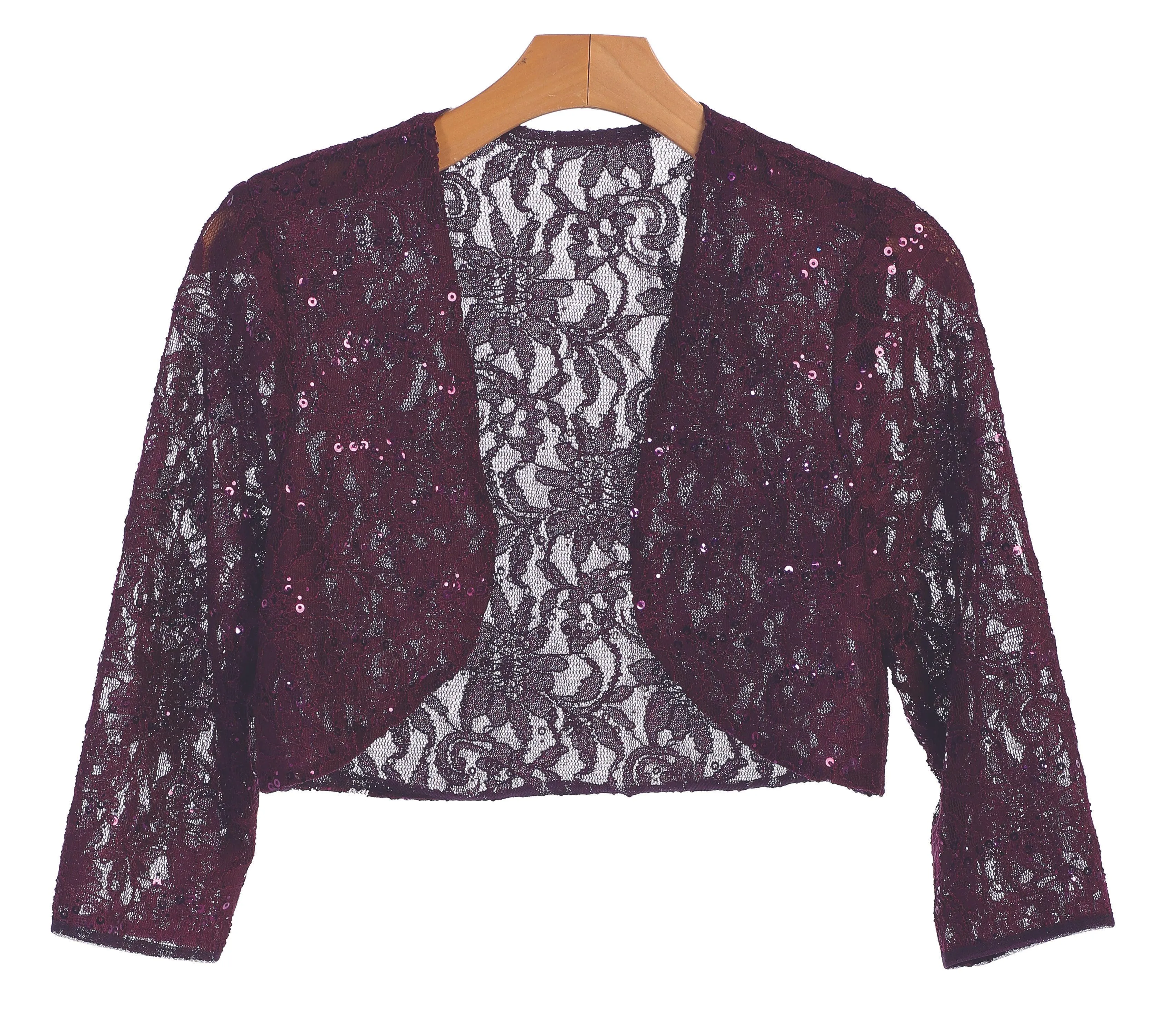 Formal Bolero Long Sleeve Lace Jacket