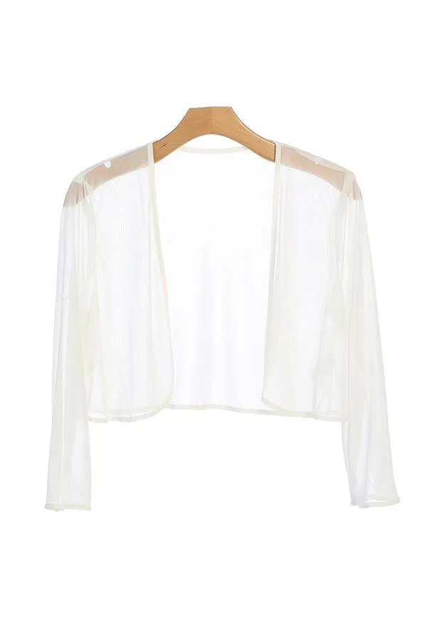 Formal Chiffon Bolero Jacket