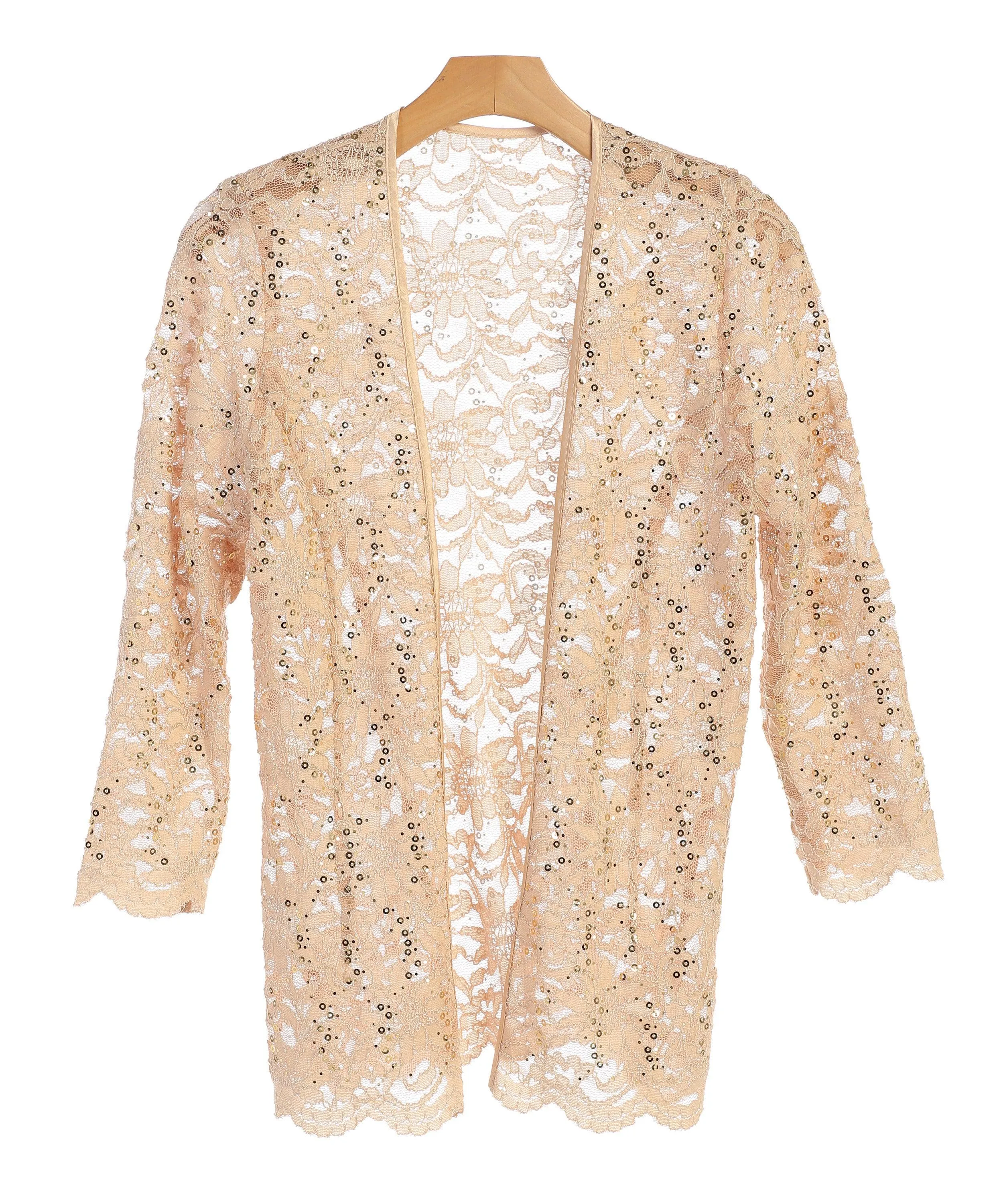 Formal Lace Scallop Edge Jacket