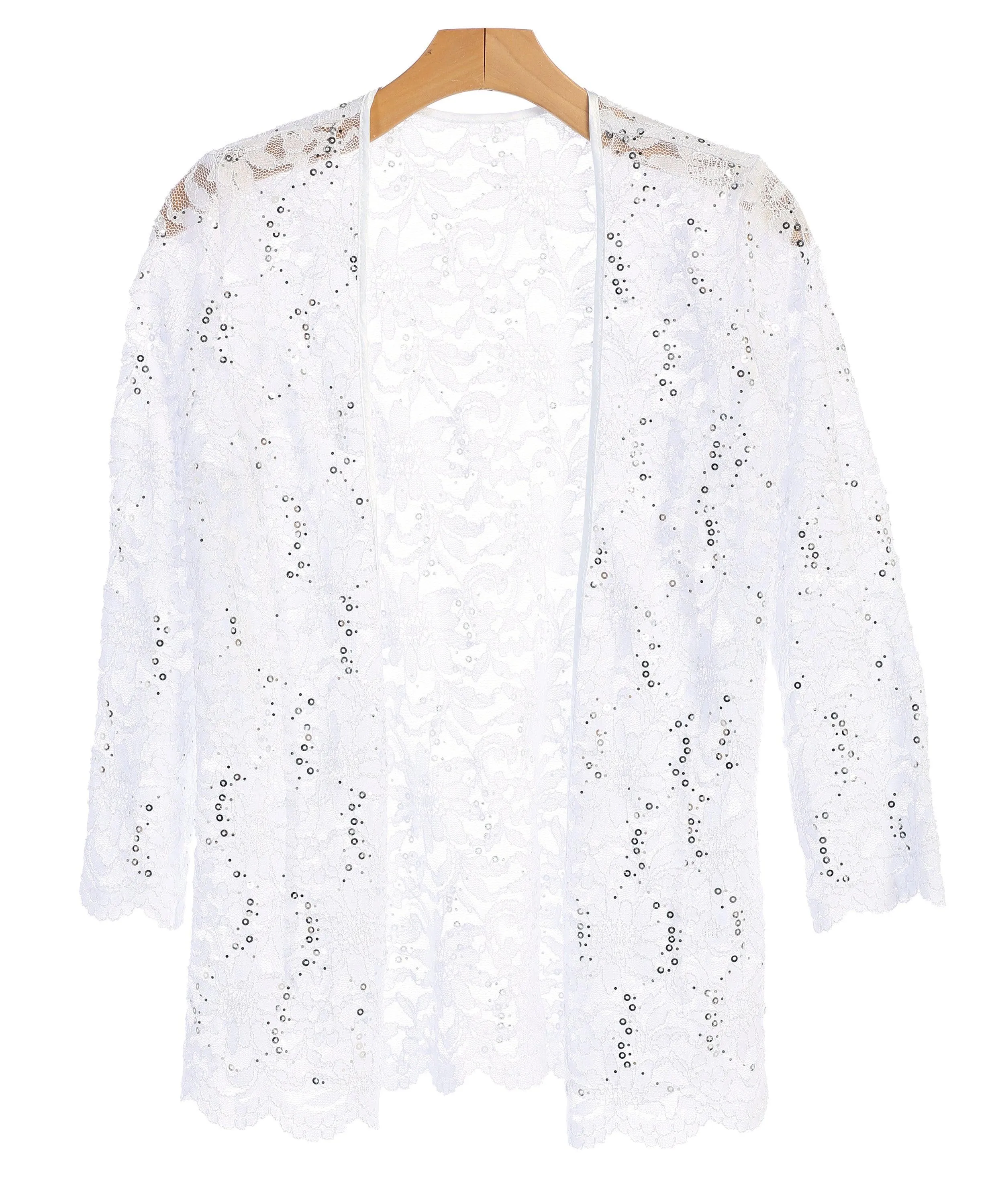 Formal Lace Scallop Edge Jacket