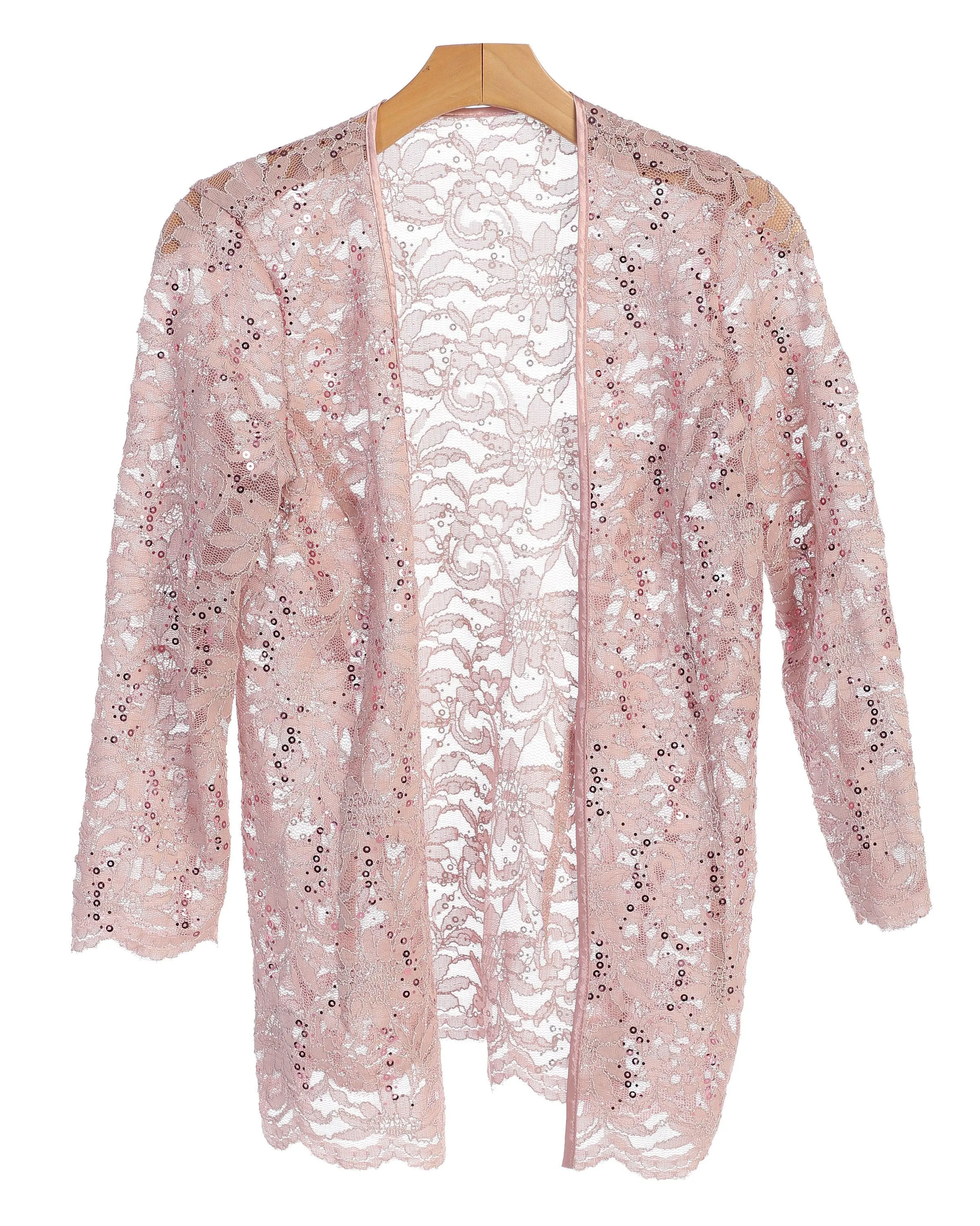 Formal Lace Scallop Edge Jacket