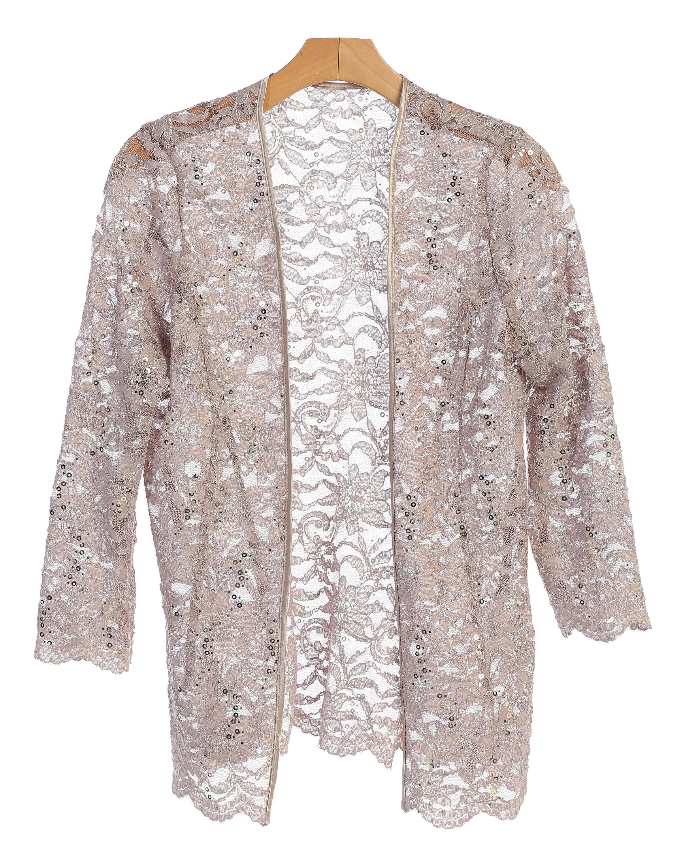 Formal Lace Scallop Edge Jacket