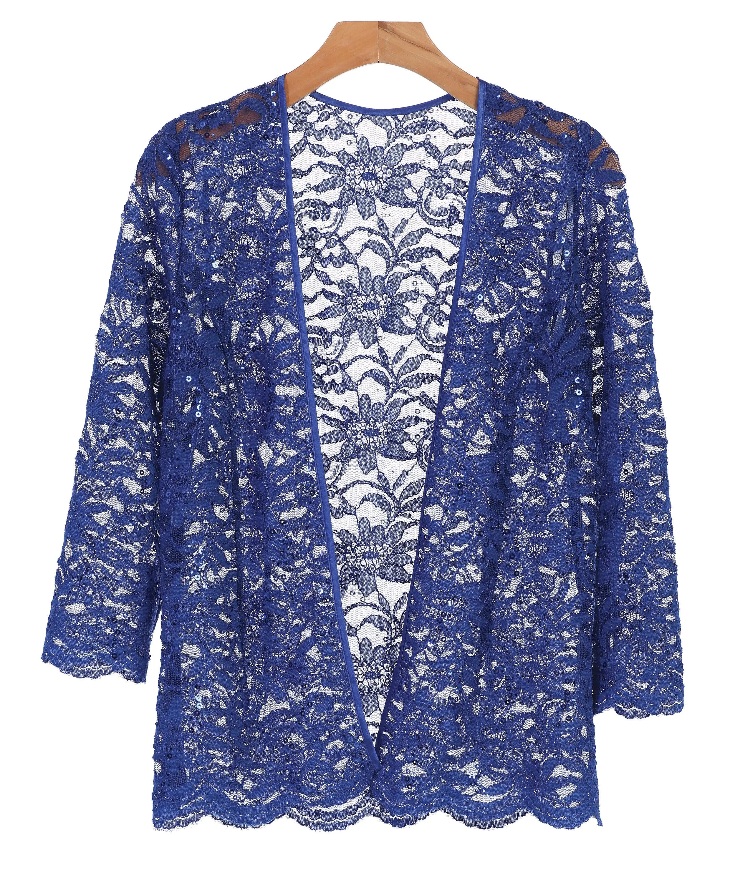 Formal Lace Scallop Edge Jacket