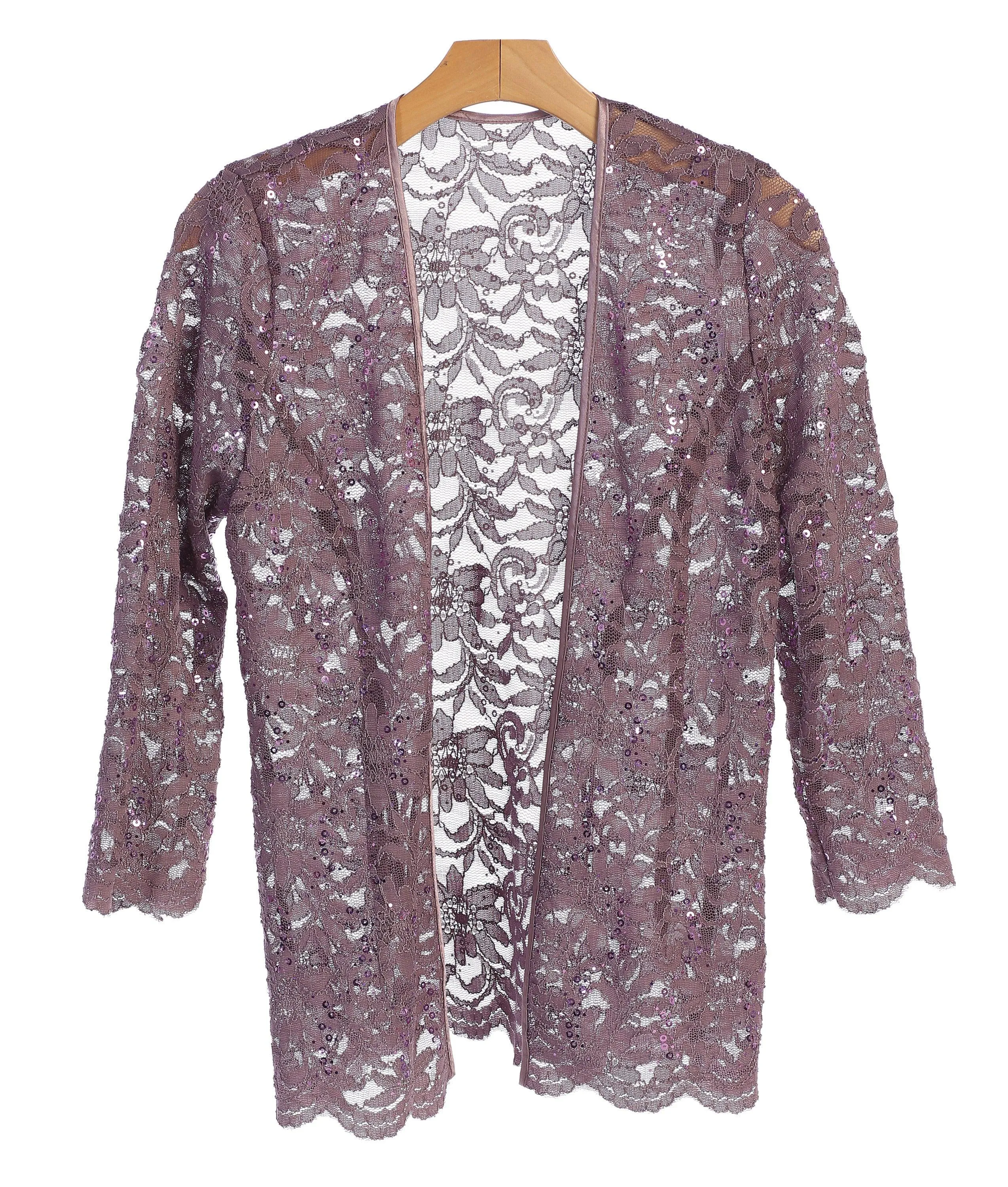 Formal Lace Scallop Edge Jacket