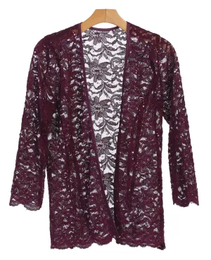 Formal Lace Scallop Edge Jacket