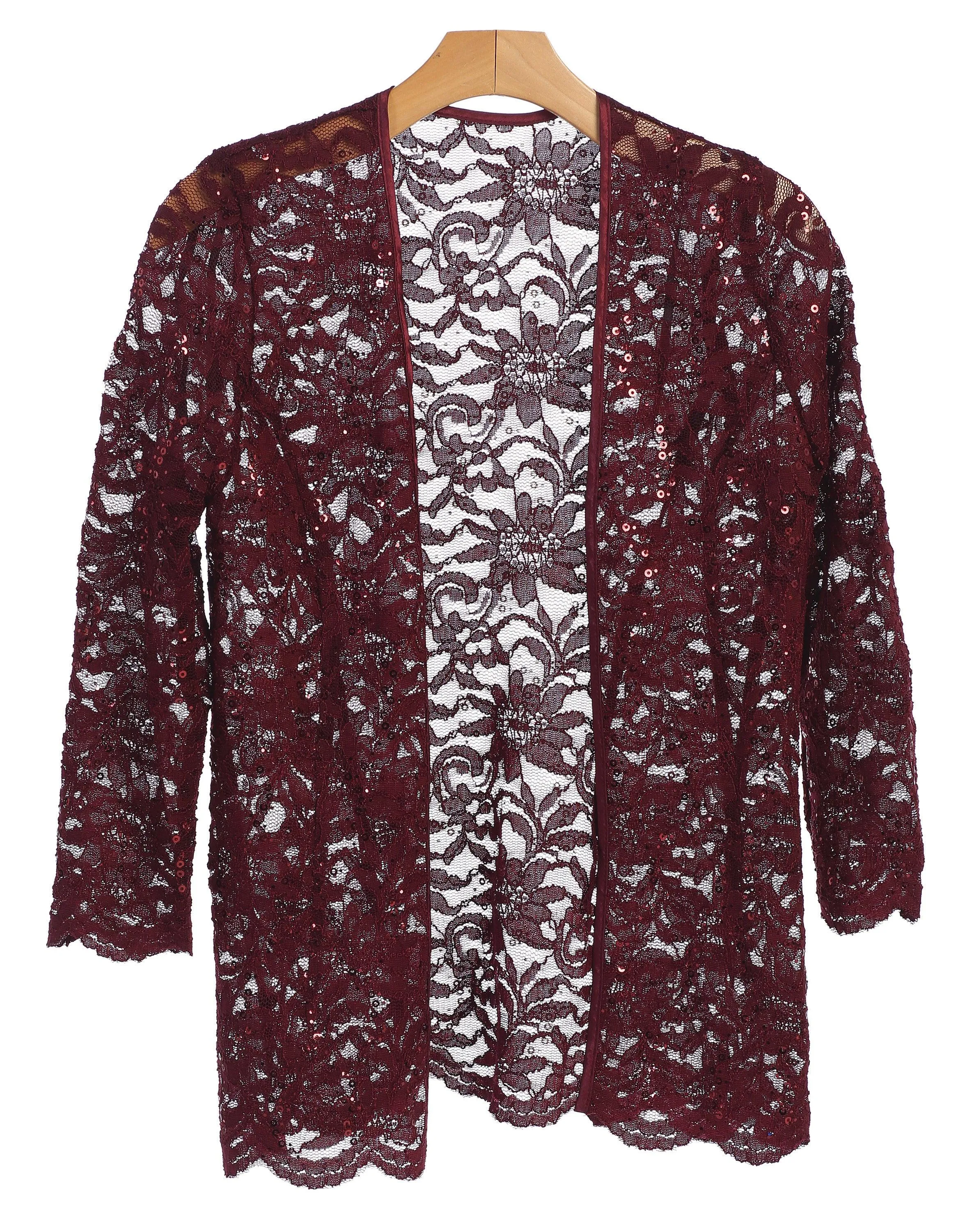 Formal Lace Scallop Edge Jacket