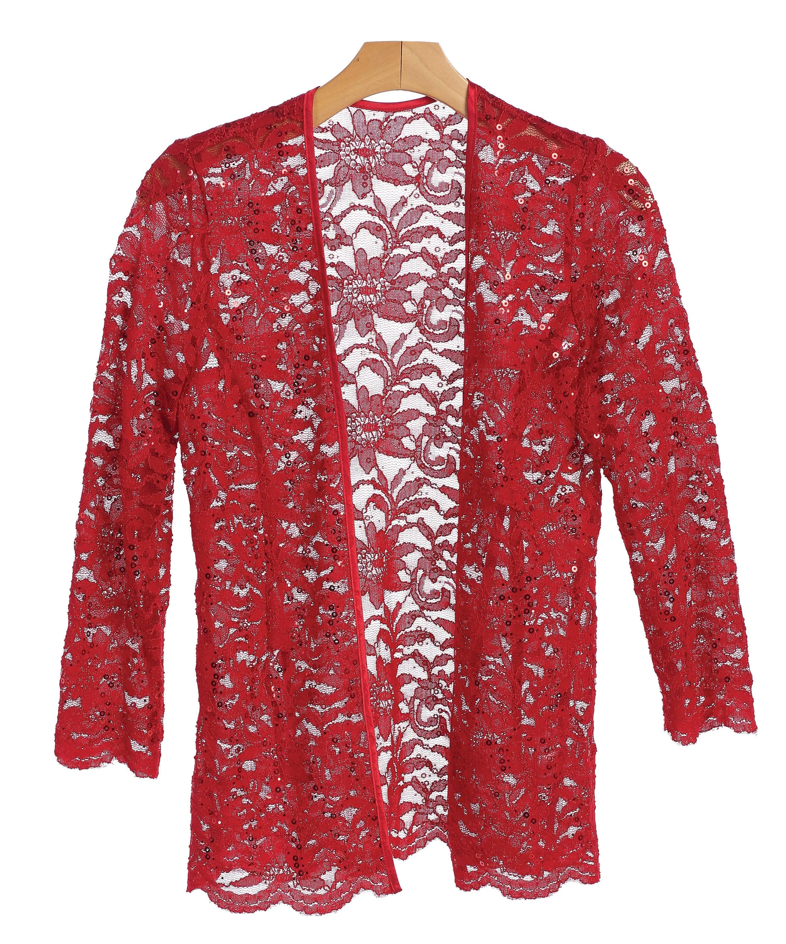 Formal Lace Scallop Edge Jacket