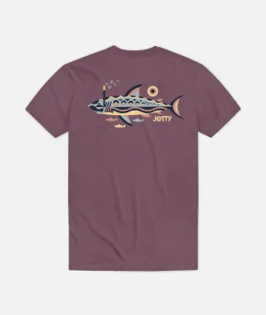 Geogill Pocket Tee - Maroon
