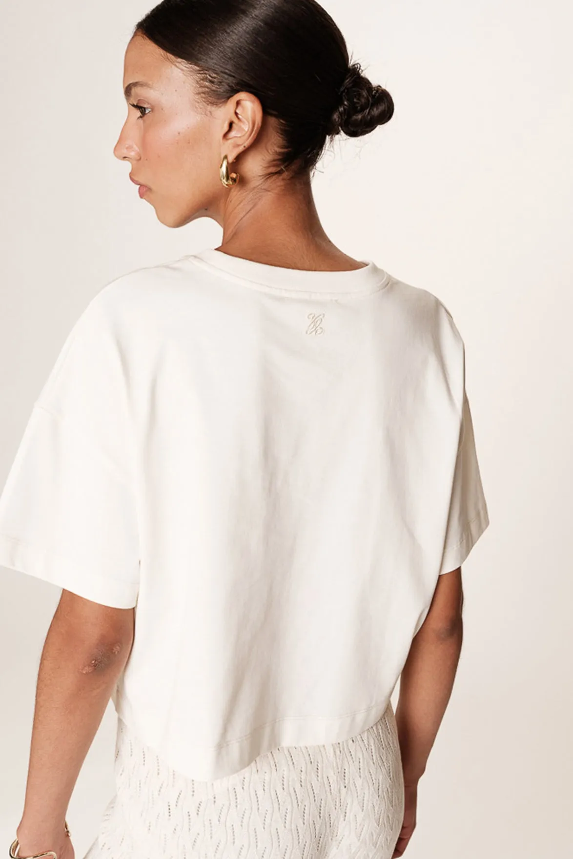 Grace & Mila Rodin Ecru T-Shirt