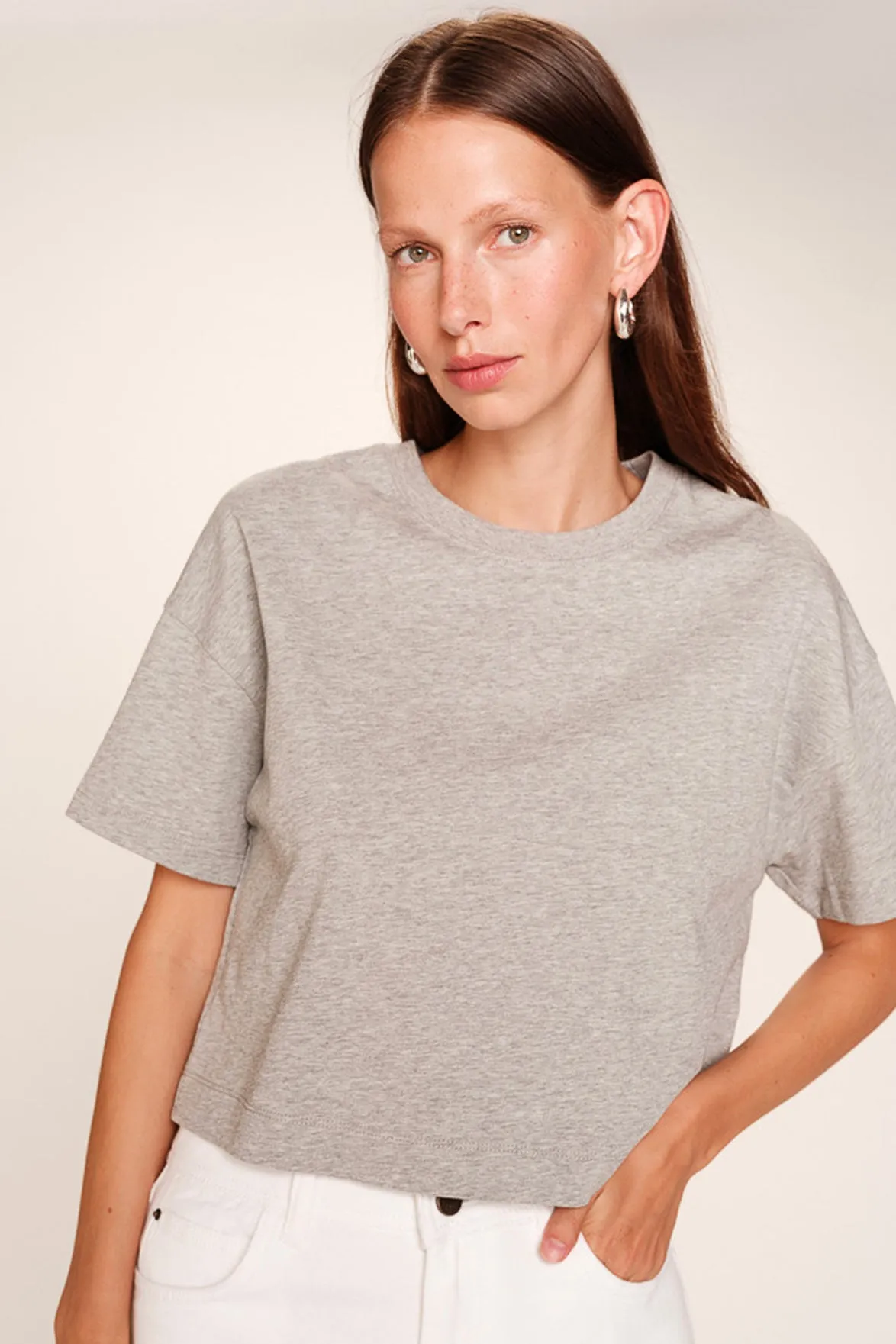 Grace & Mila Rodin Gris T-Shirt