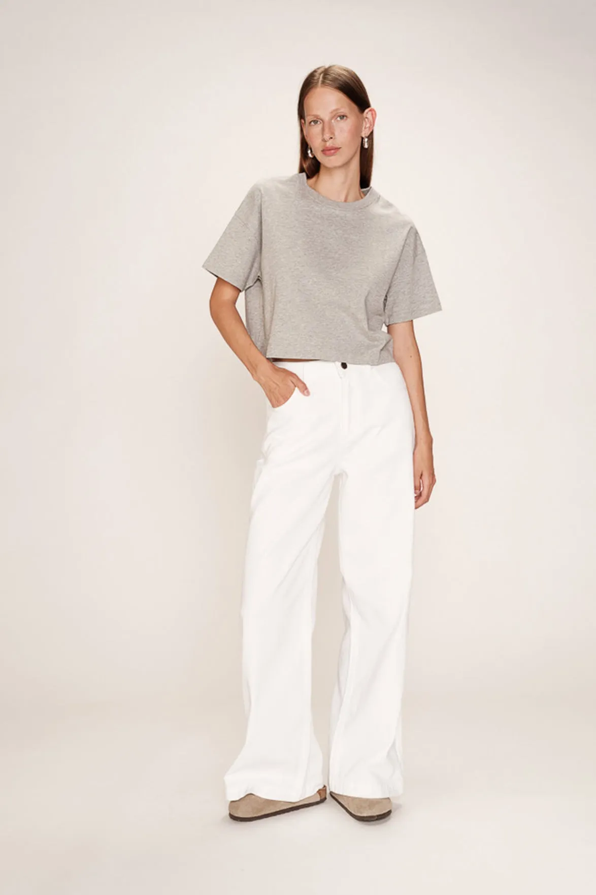 Grace & Mila Rodin Gris T-Shirt