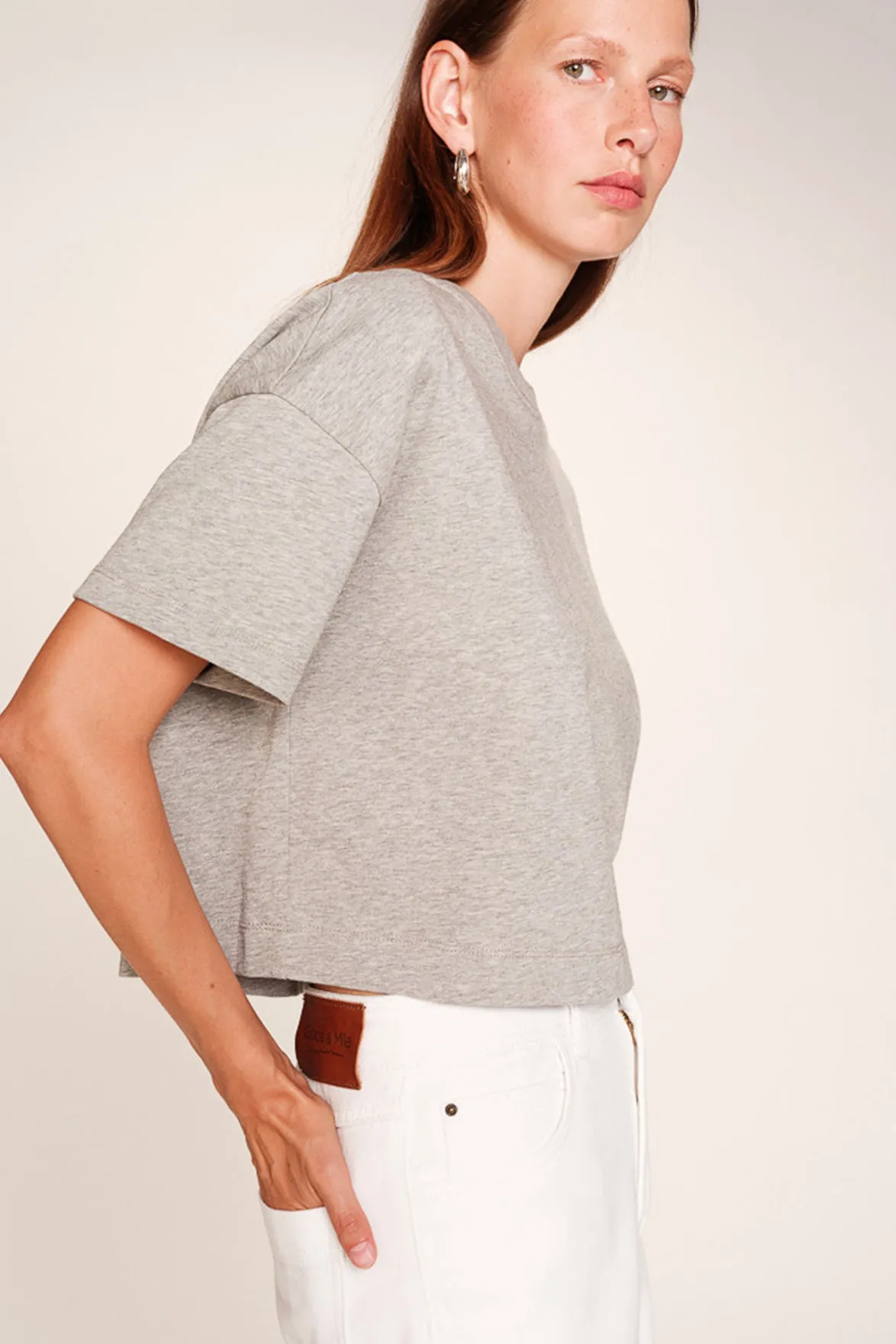 Grace & Mila Rodin Gris T-Shirt