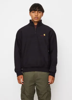 Half Zip American Script Sweatshirt