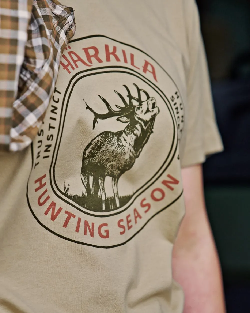 Harkila Womens Stag Badge Short Sleeve T-Shirt