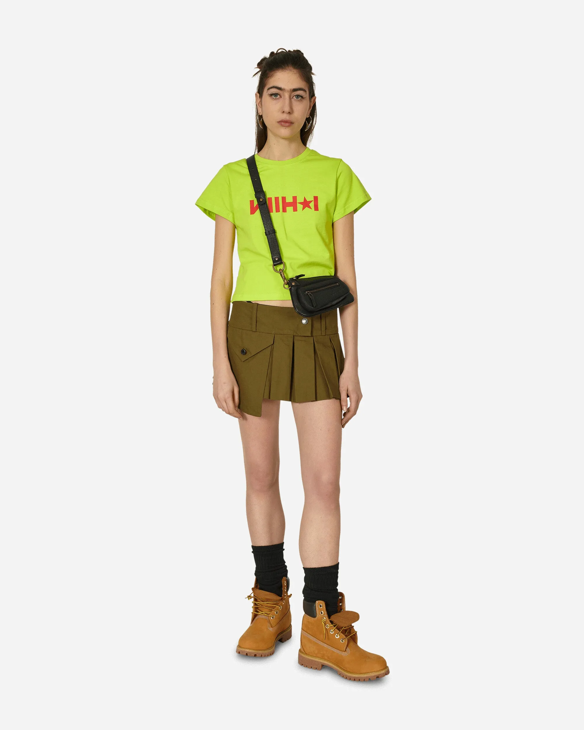 High Star Baby Tee Neon Yellow