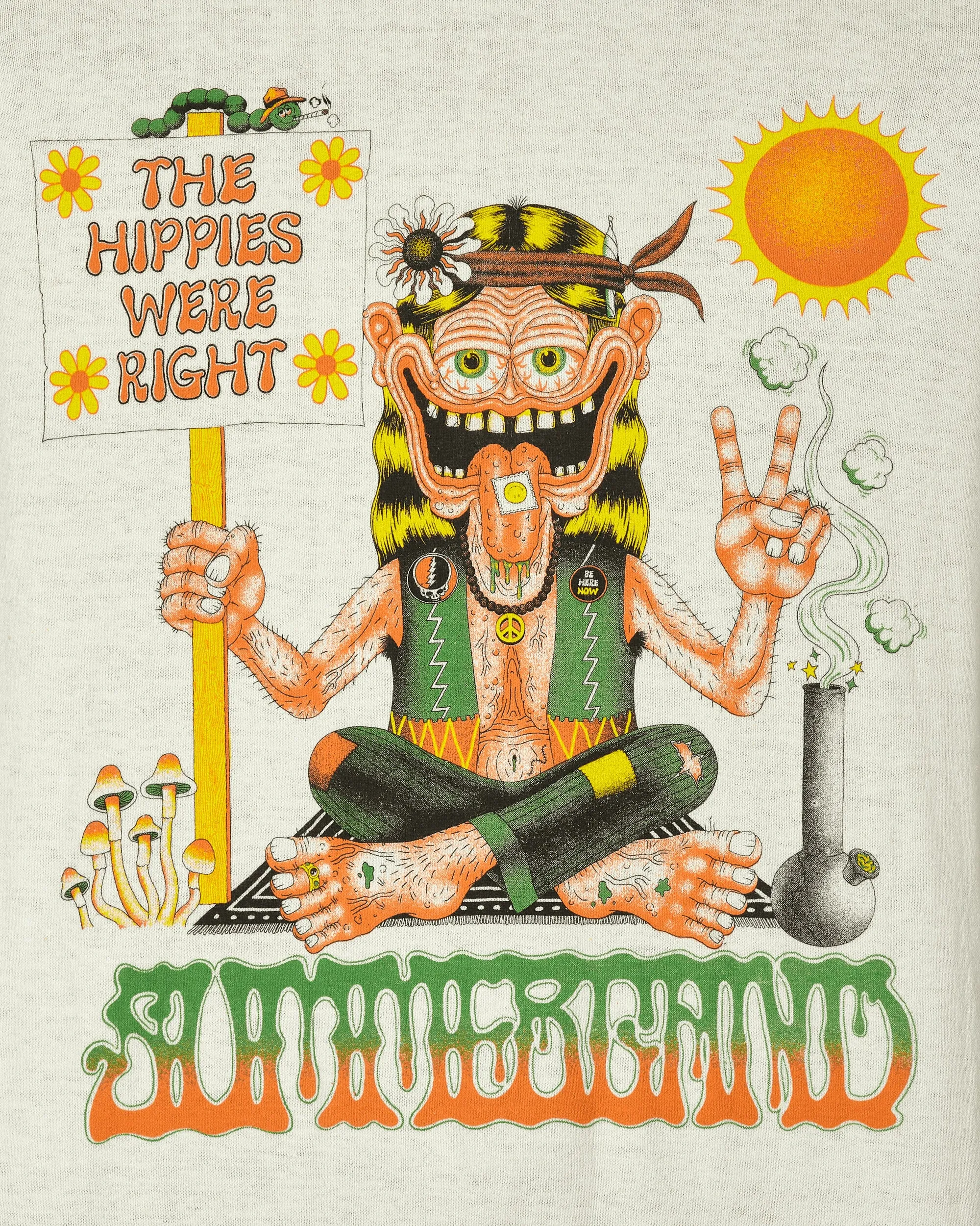 Hippies Were Right T-Shirt Natural