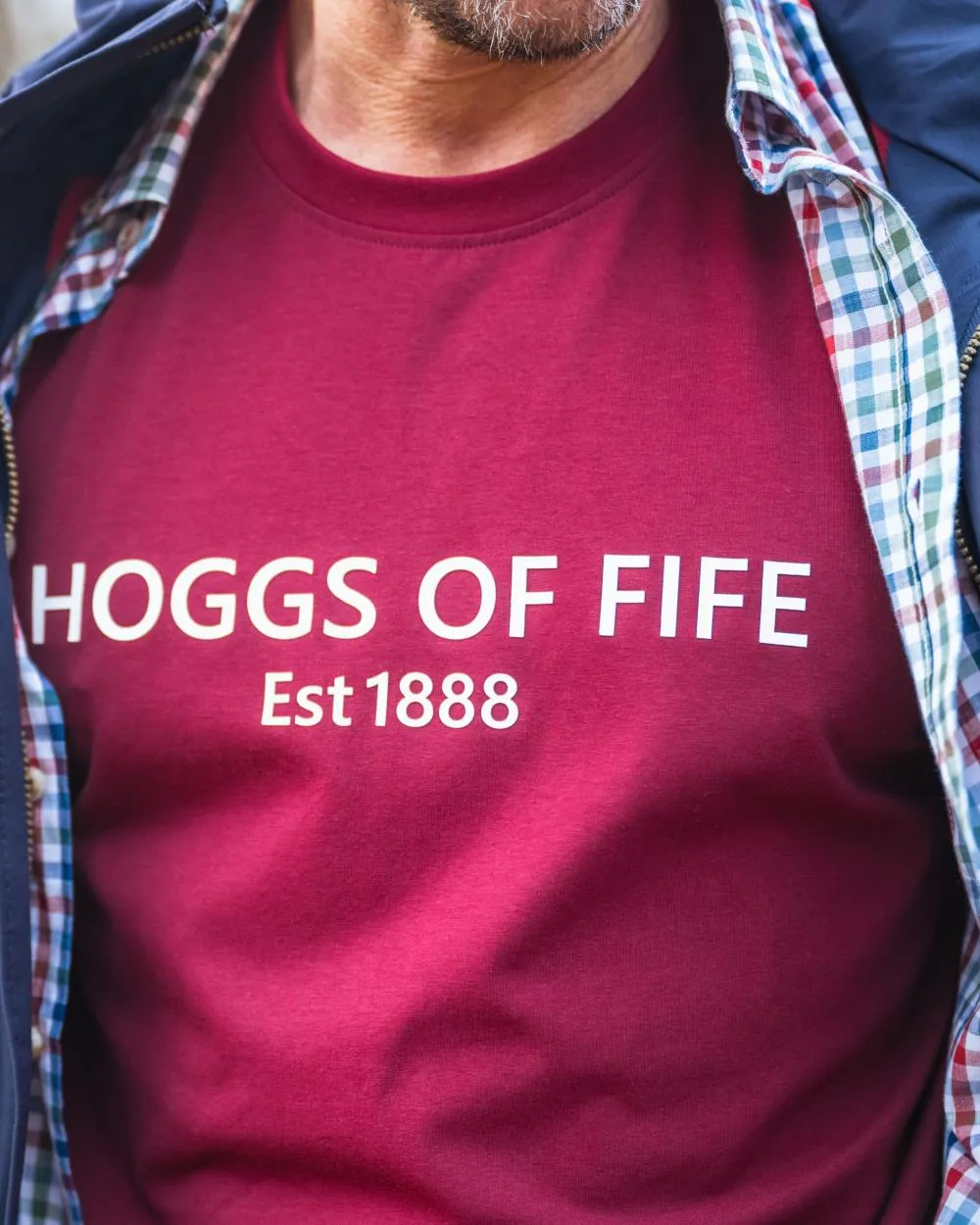 Hoggs of Fife Mens Canonbie Printed T-Shirt