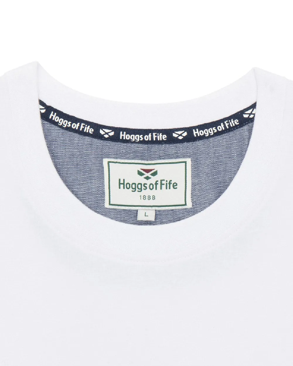 Hoggs of Fife Mens Dalbeattie Colour Block T-Shirt