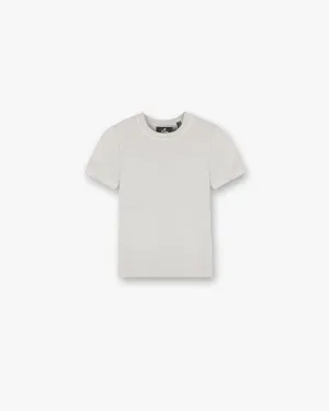 Initial Rib Baby T-Shirt - Storm