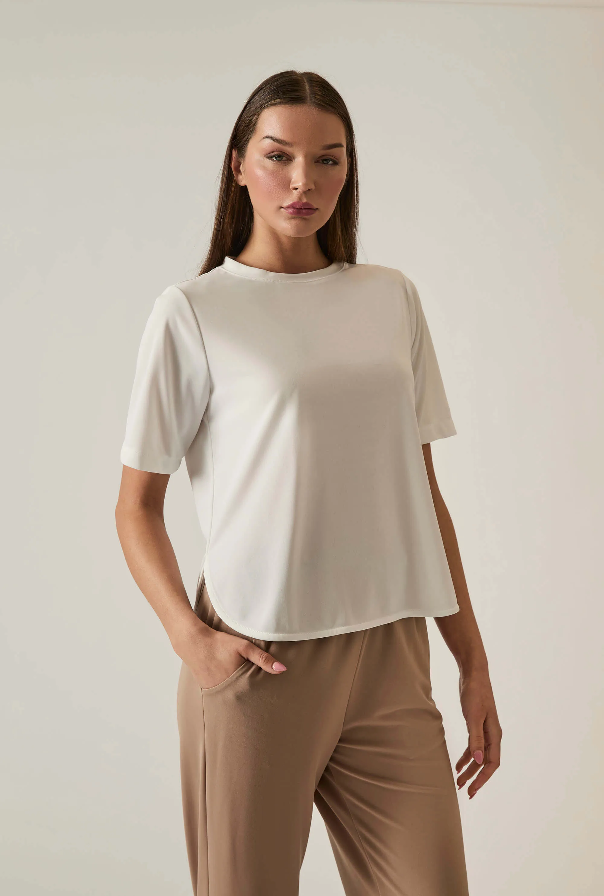 Jersey White T-shirt
