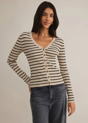 Jordana Stripe Sweater - Sandshell