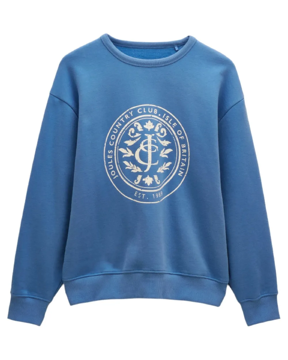 Joules Womens Graphic Crew Neck Sweatshirt