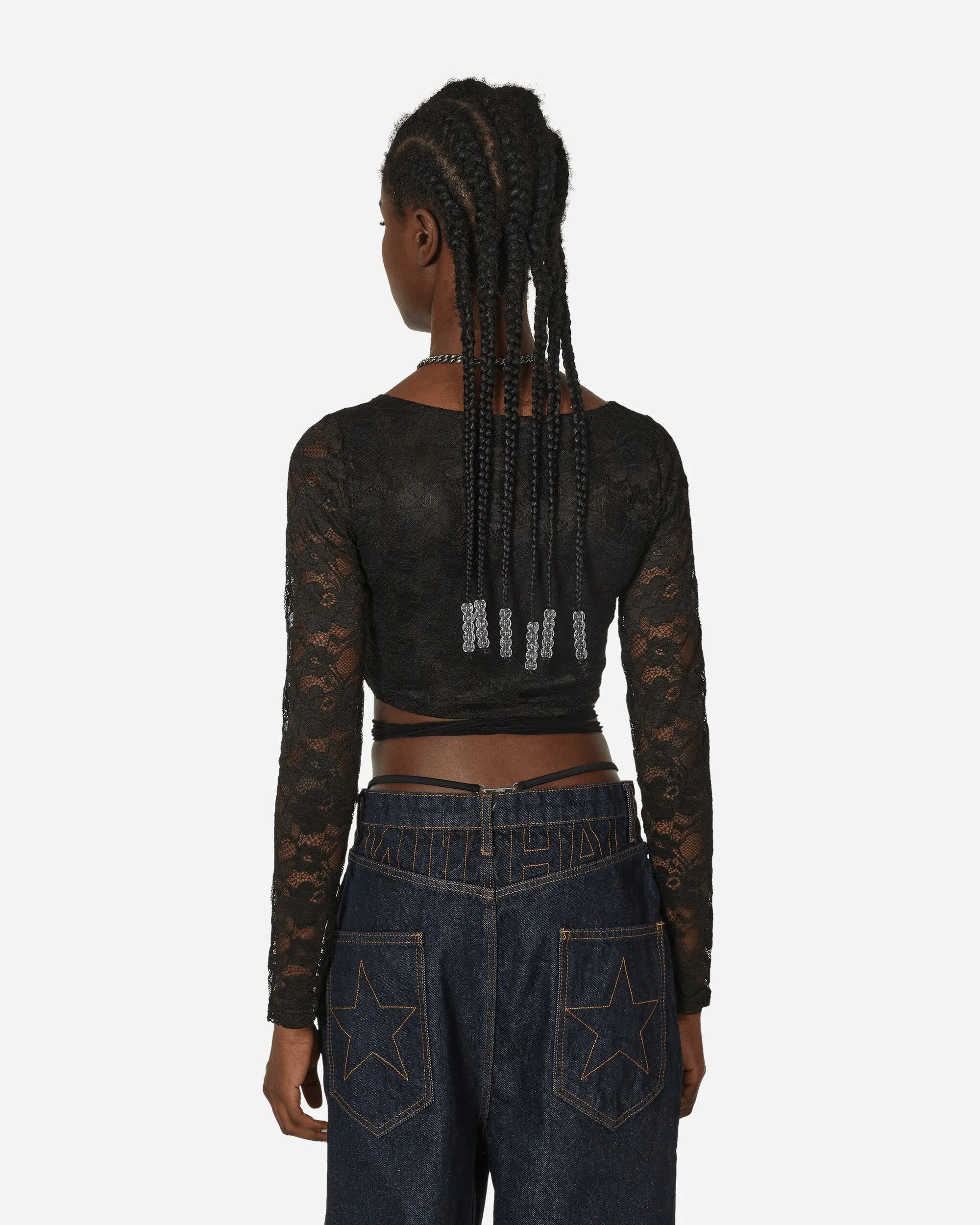 Lace Crop Top Black