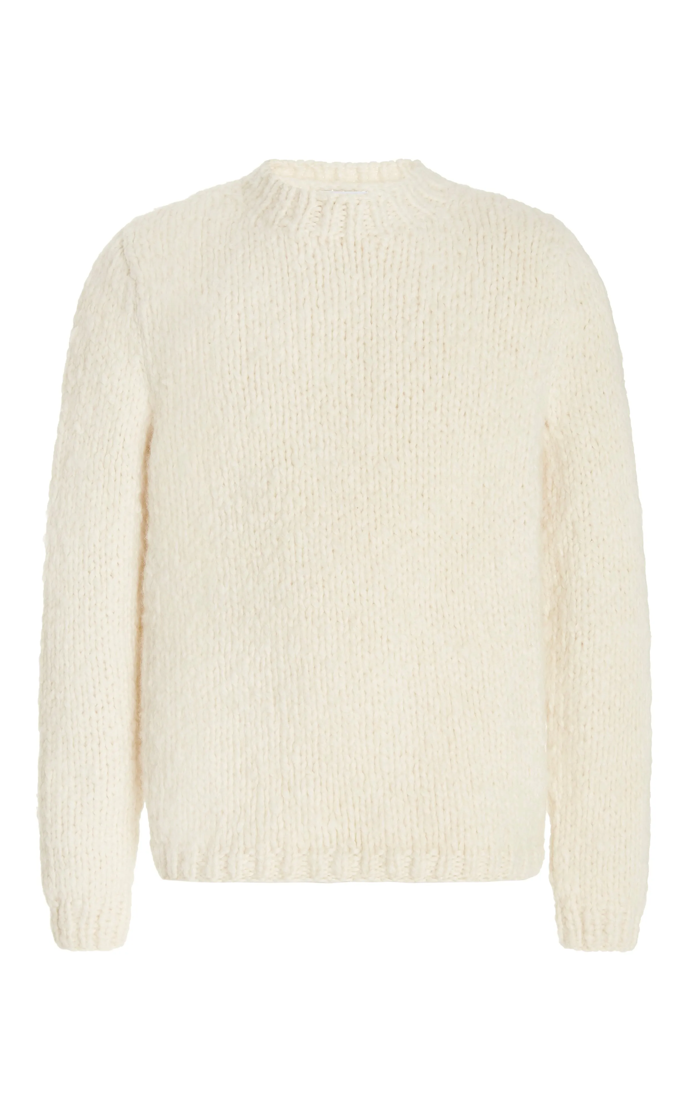 Lawrence Knit Sweater in Ivory Welfat Cashmere