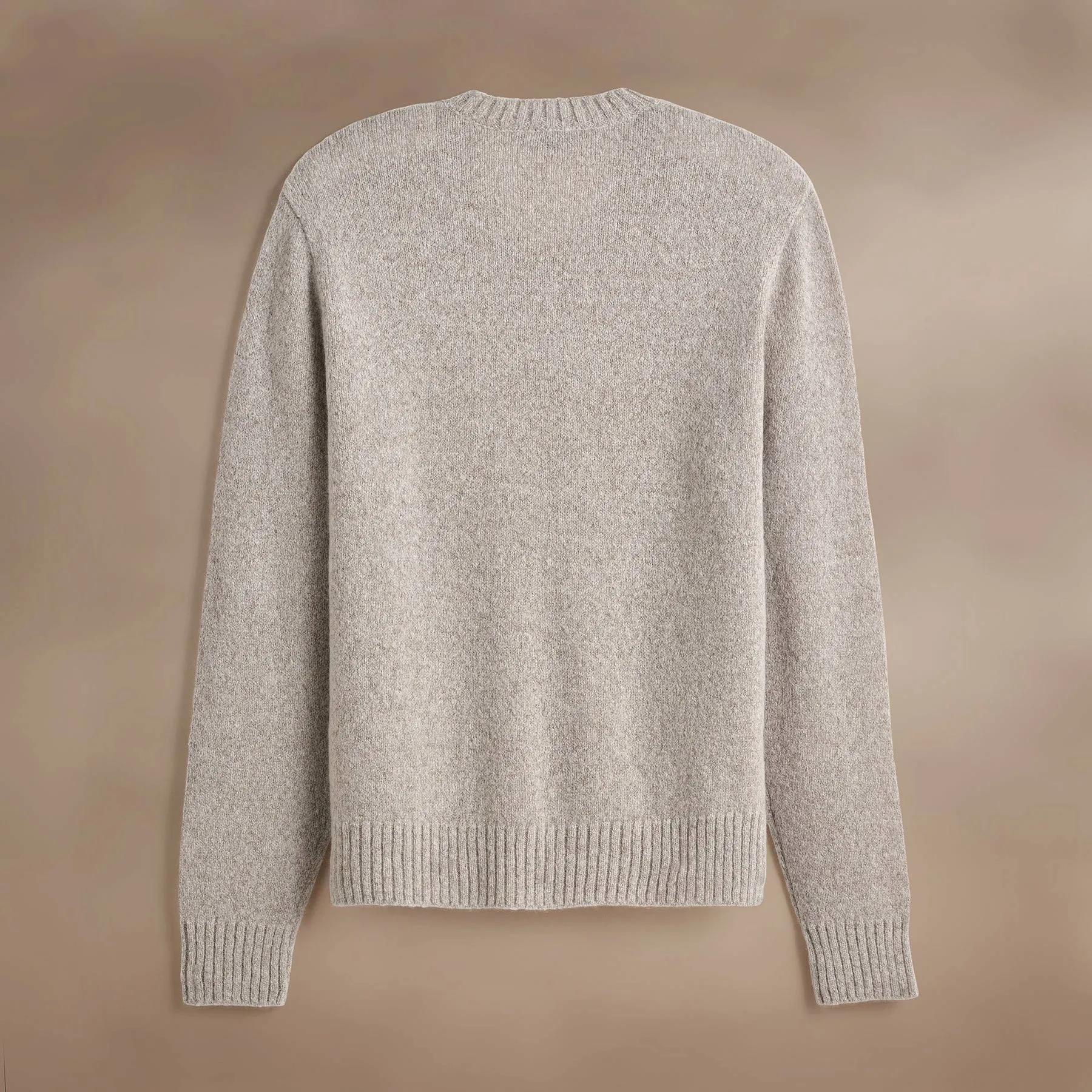 Lightweight Textured Cashmere V-Neck - Hazel