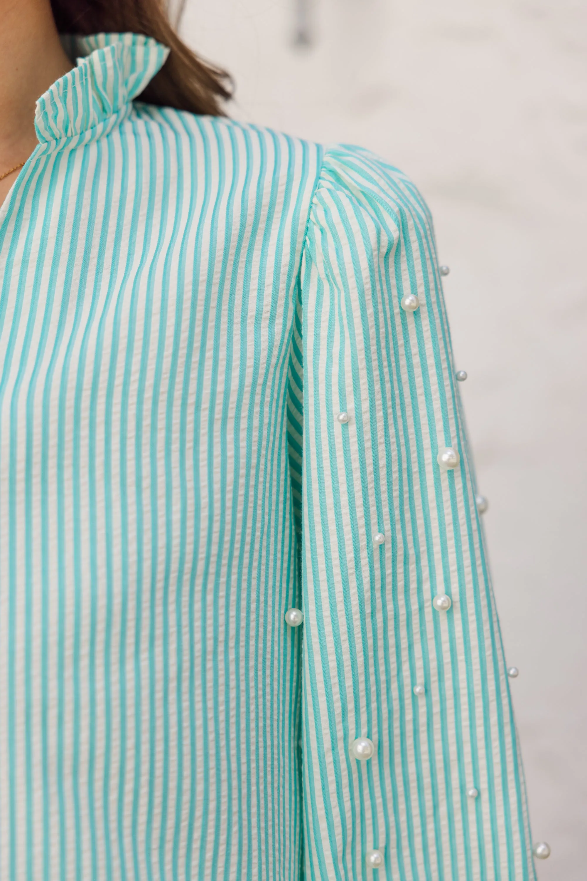 Live For You Mint Green Blouse
