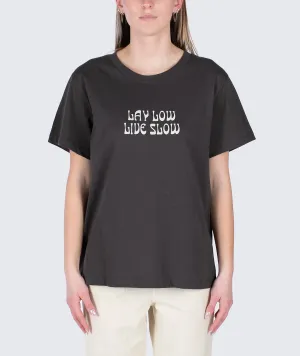 Live Slow SS Tee - Black
