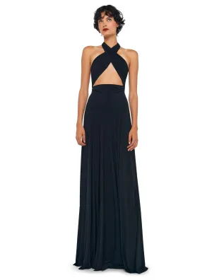 Long Multi Styling Black Dress
