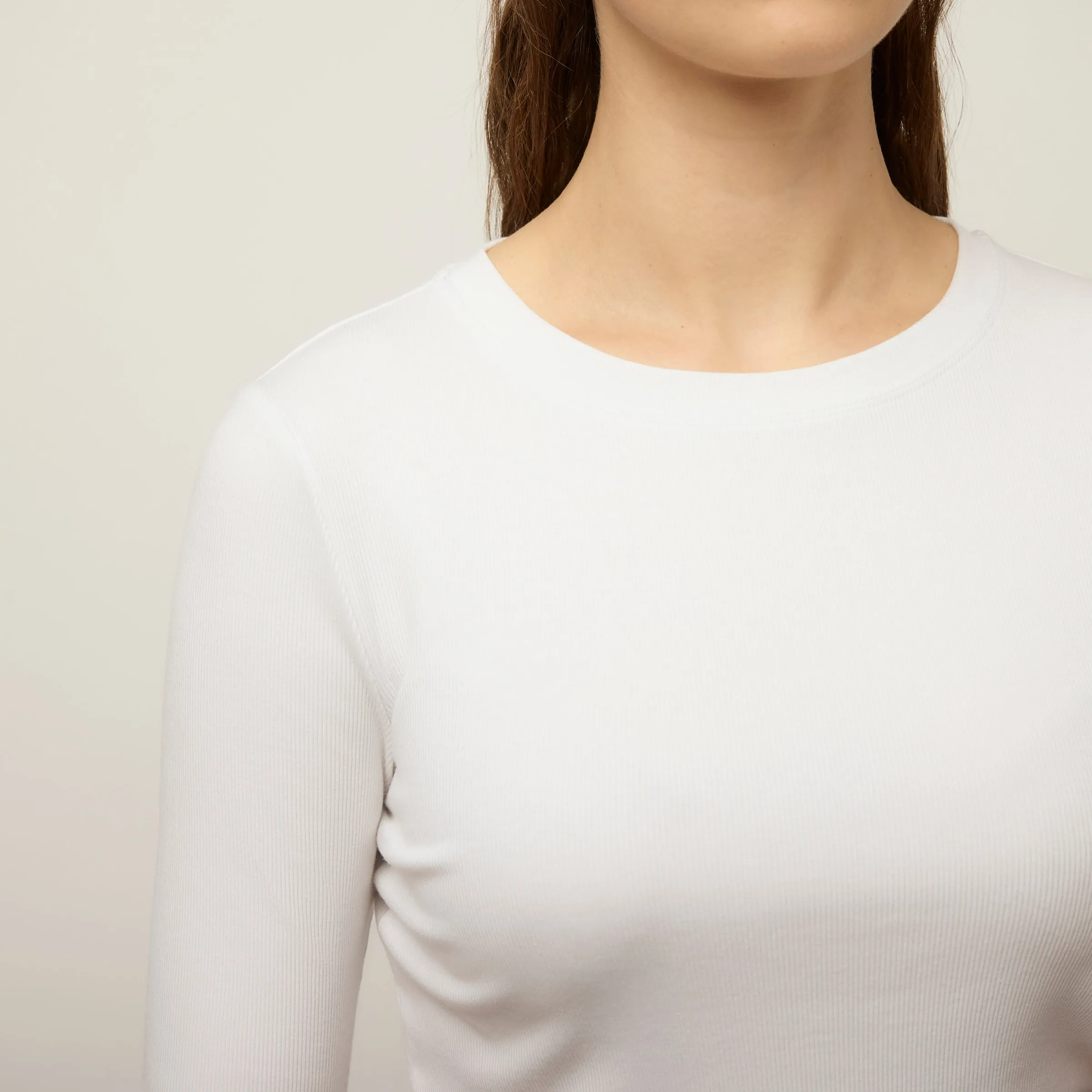 Long Sleeve Tencel Rib Tee