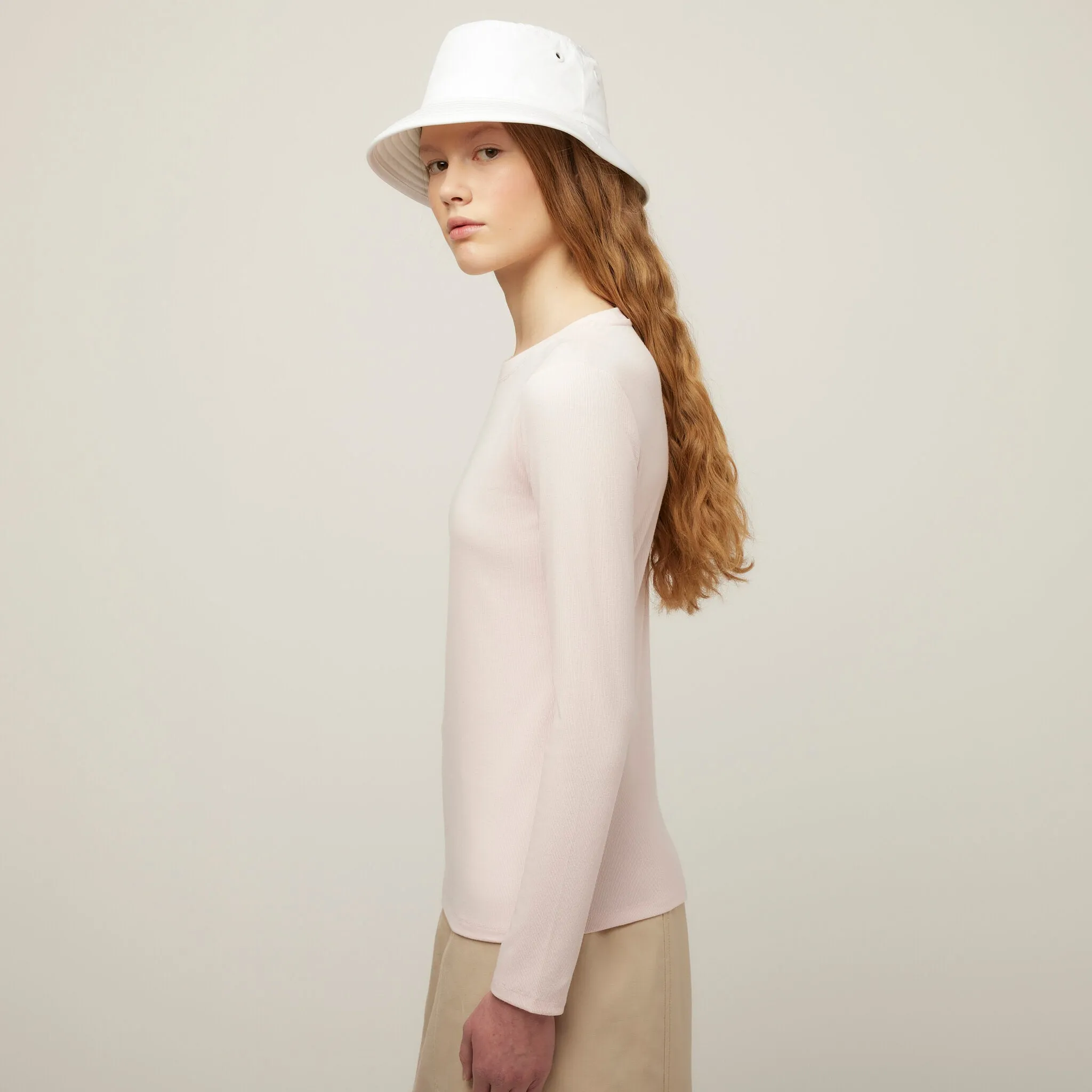 Long Sleeve Tencel Rib Tee
