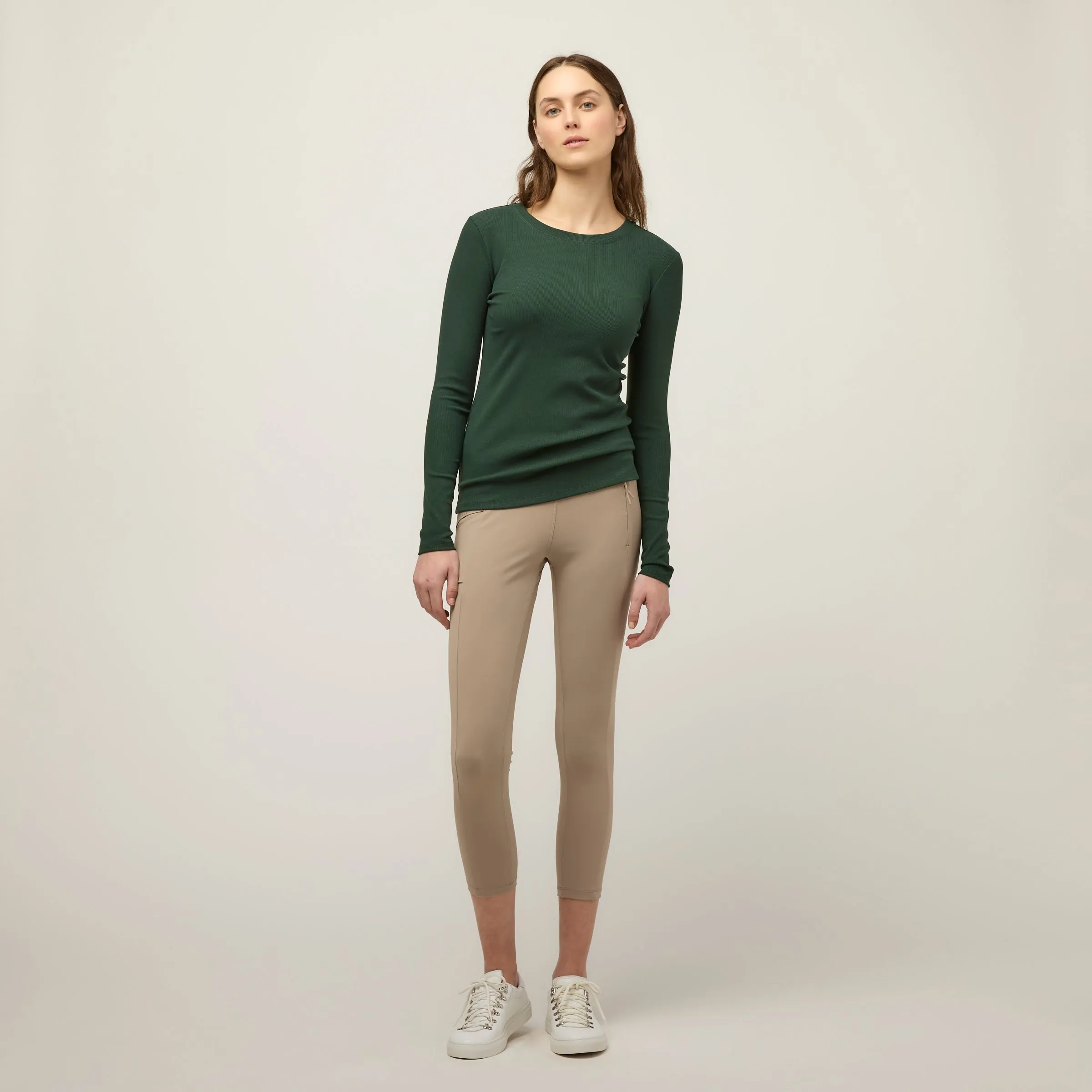 Long Sleeve Tencel Rib Tee