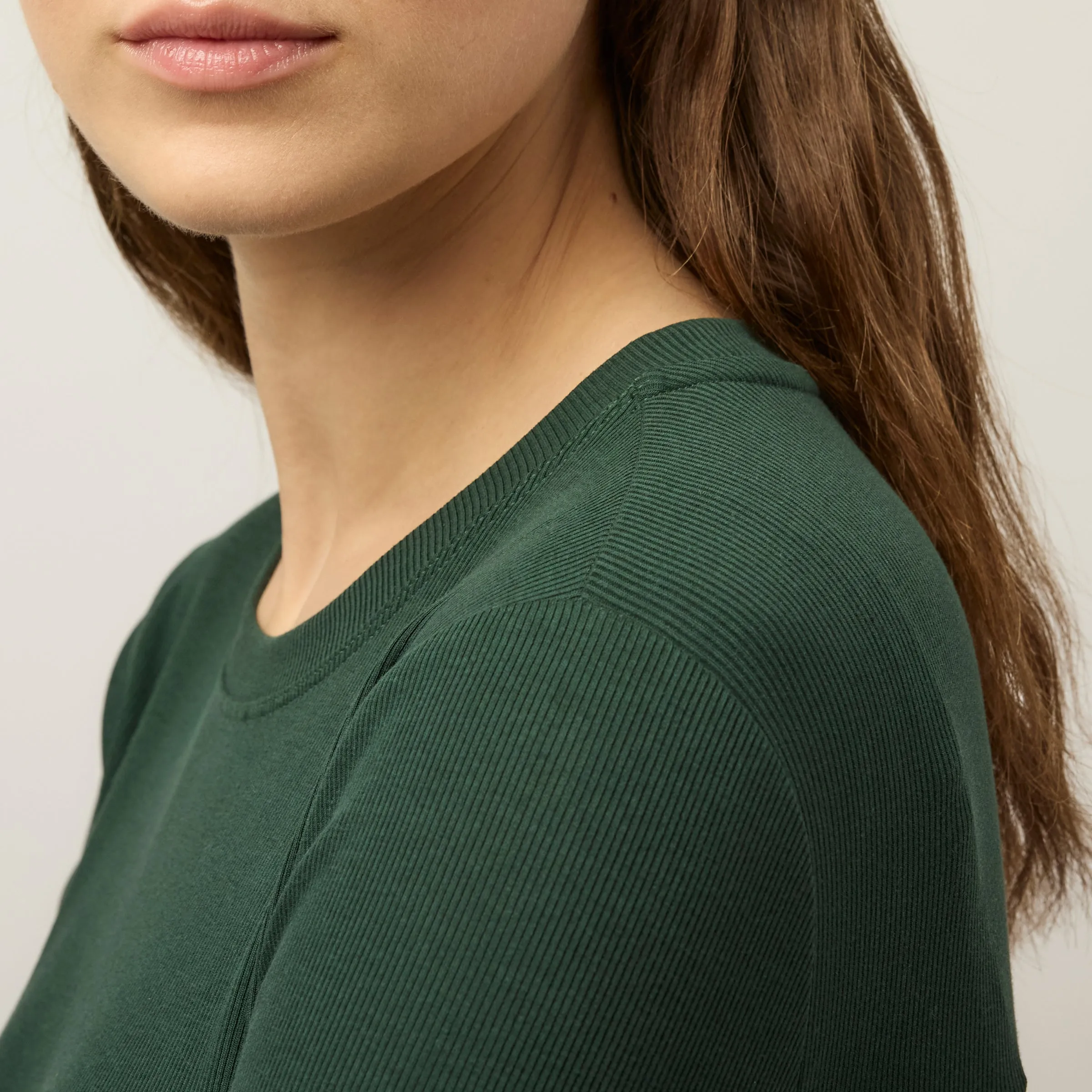 Long Sleeve Tencel Rib Tee