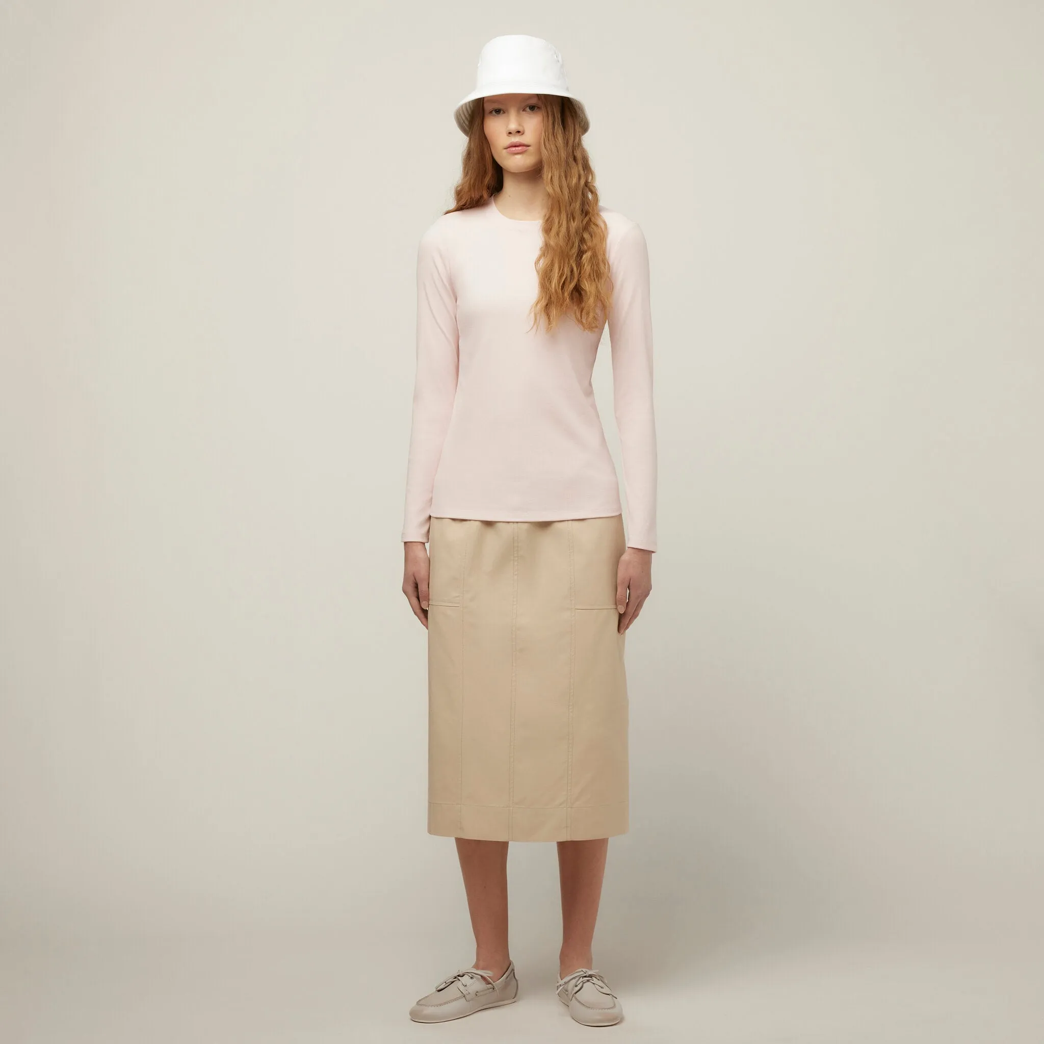 Long Sleeve Tencel Rib Tee