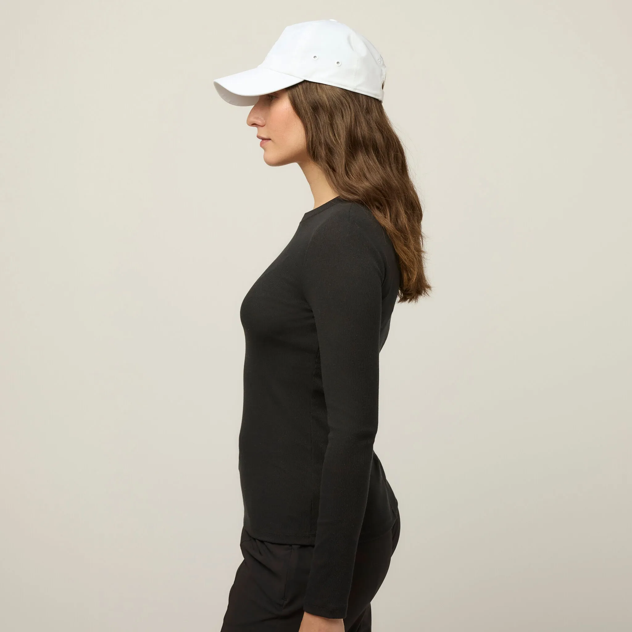 Long Sleeve Tencel Rib Tee