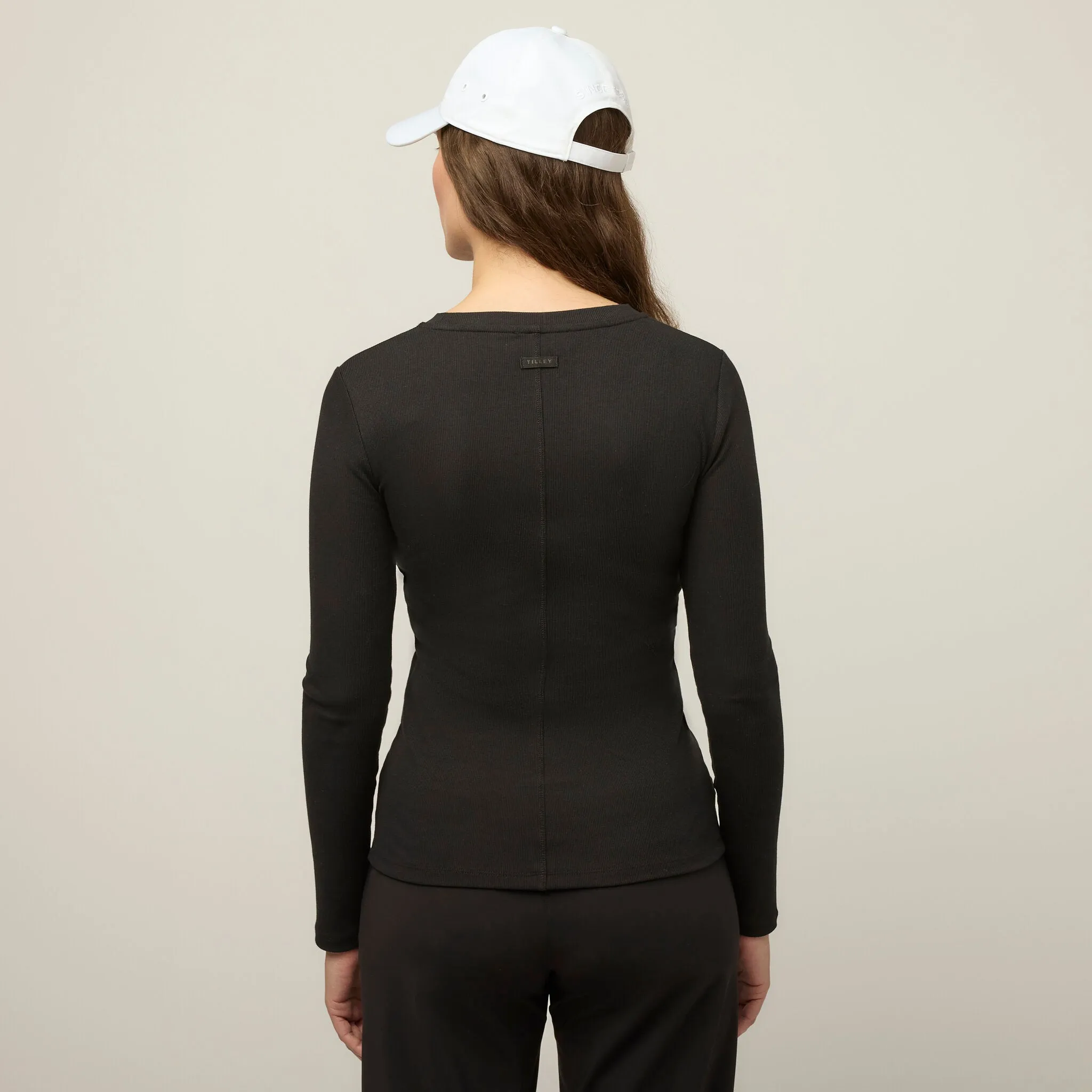 Long Sleeve Tencel Rib Tee