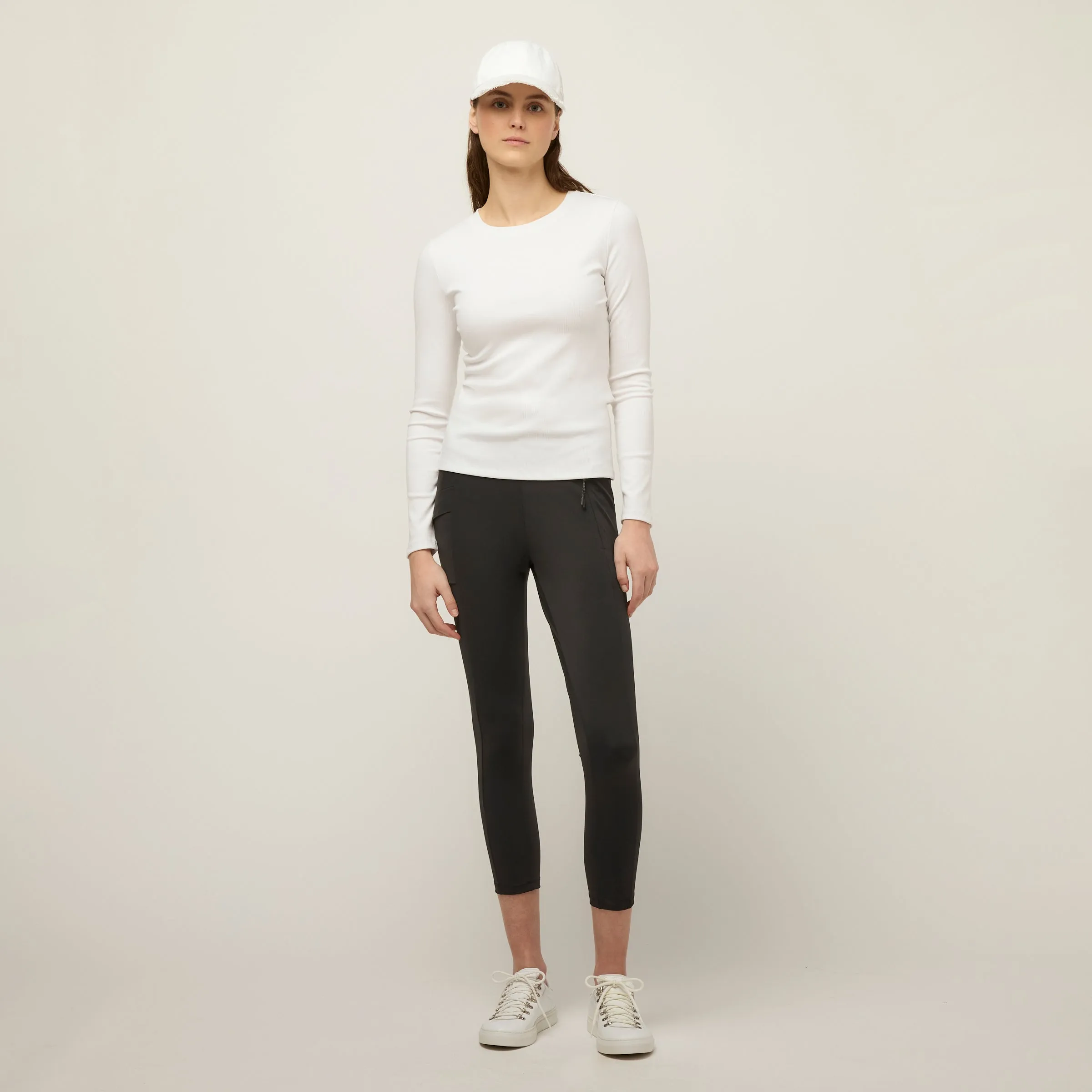 Long Sleeve Tencel Rib Tee