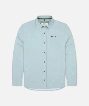 Longwood Stretch LS Woven - Light Blue