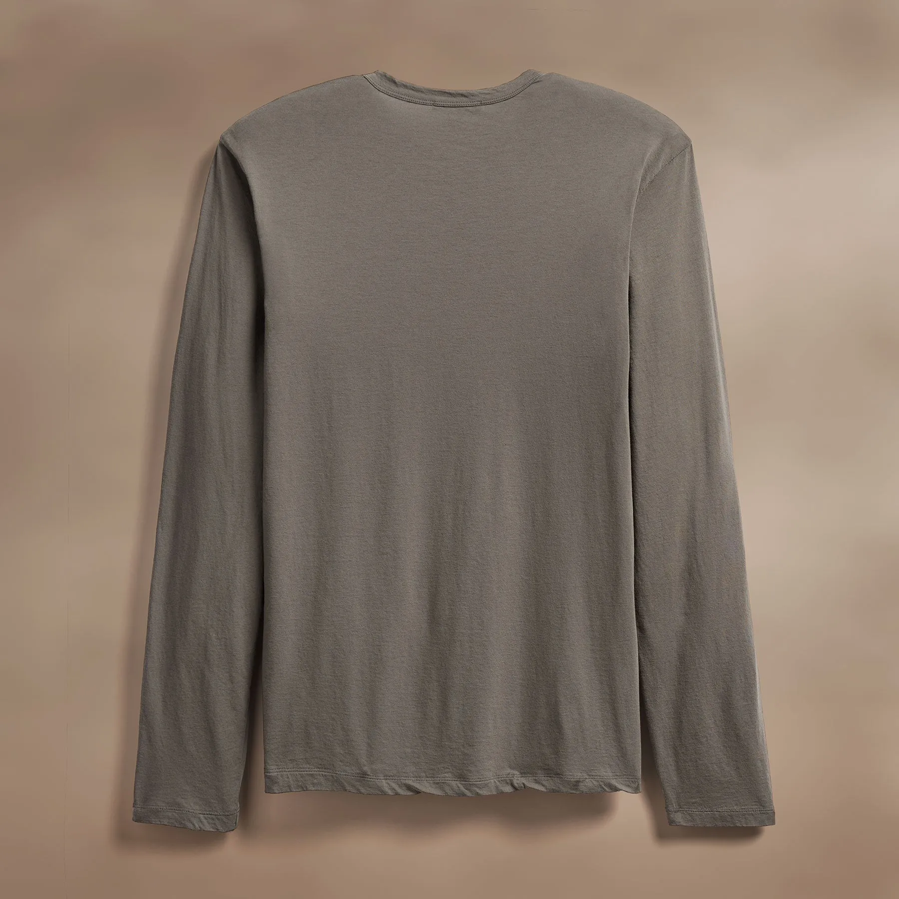 Luxe Lotus Jersey Crew - Granite