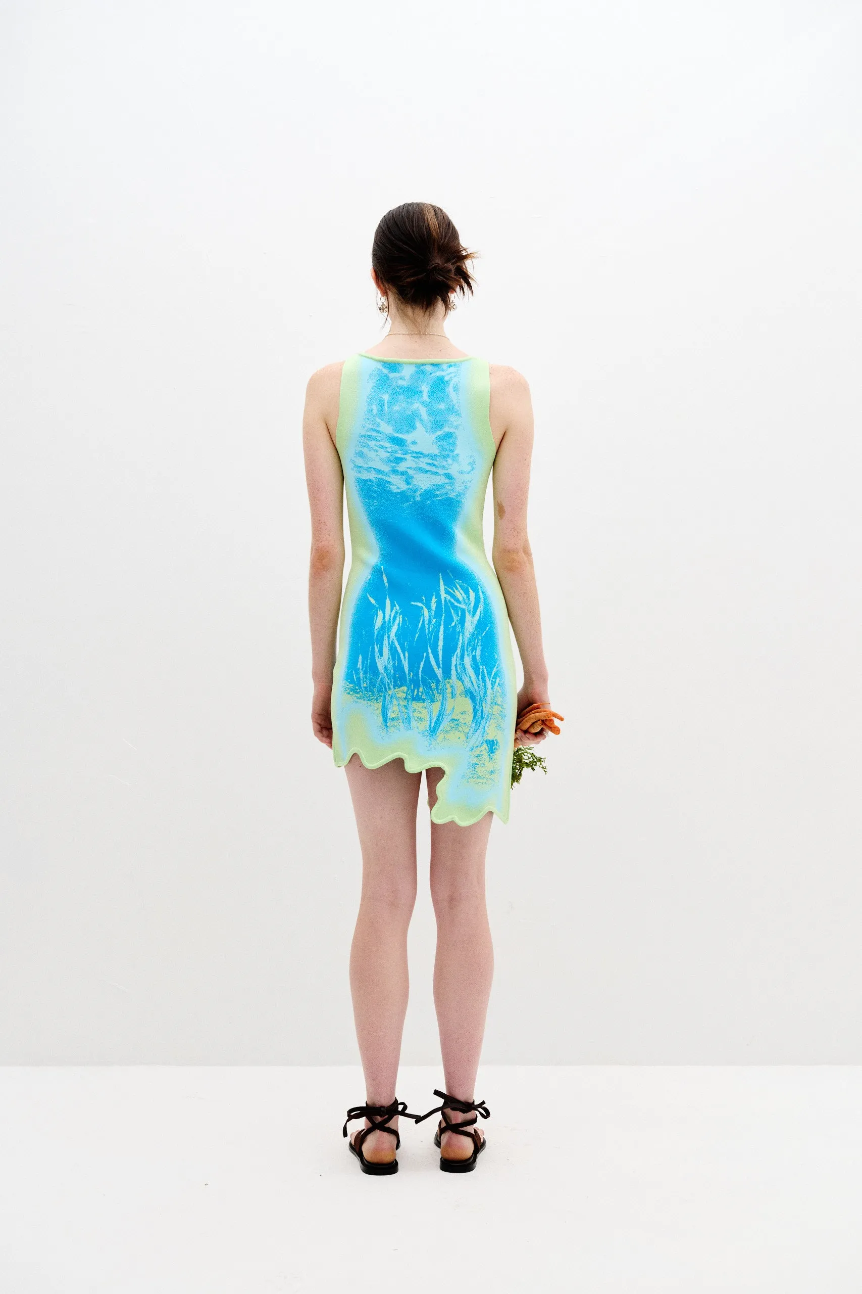 MAPLE REVERSIBLE MINI WAVY DRESS