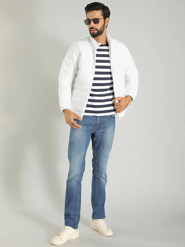 Men Striped Crew Neck T-Shirt