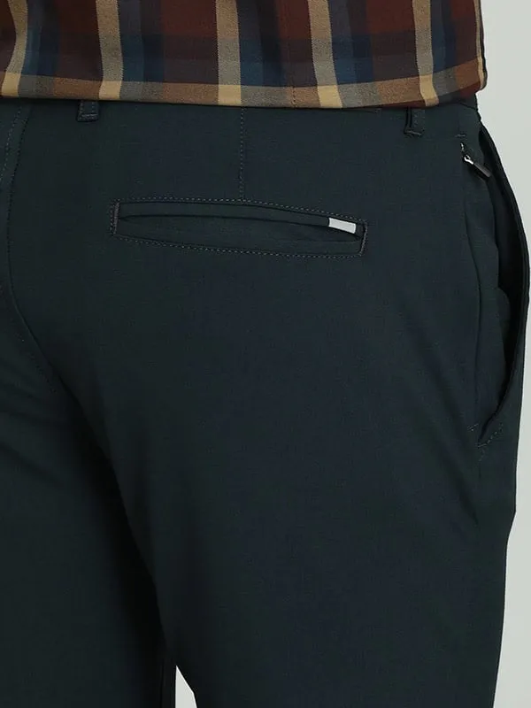 Men Urban Fit Polyester Blend Trouser