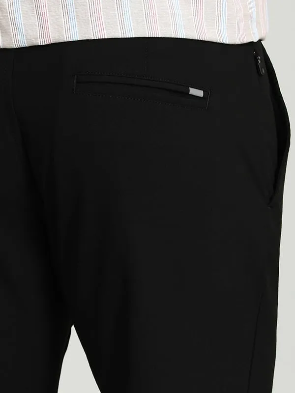 Men Urban Fit Polyester Blend Trouser