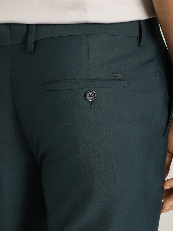 Men Urban Fit Polyester Blend Trouser