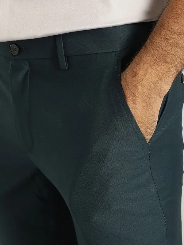 Men Urban Fit Polyester Blend Trouser